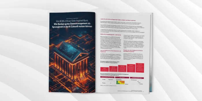 Von BCBS 239 zur Data-Inspired-Bank: Wie Banken gutes Datenmanagement als Sprungbrett in die KI-Zukunft nutzen können